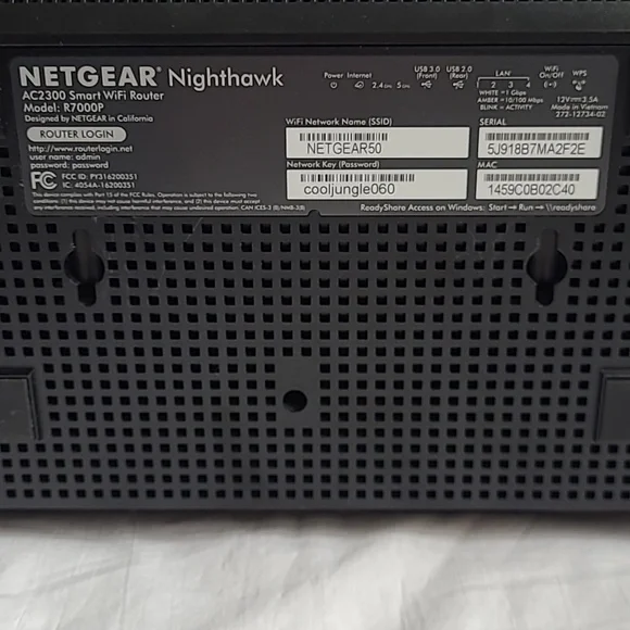Netgear Nighthawk AC2300 Smart WiFi Router (Model #R7000P) - Picture 11 of 12